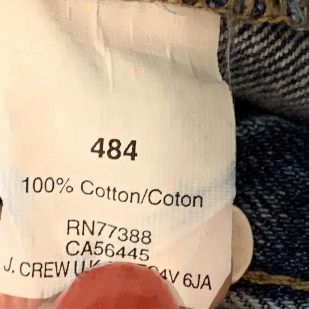 J. Crew 484 Slim‎ Straight Denim Jeans 30/32